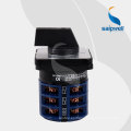 Manual giratorio de equipo eléctrico Saipwell 220V Interruptor de vaso hecho en China